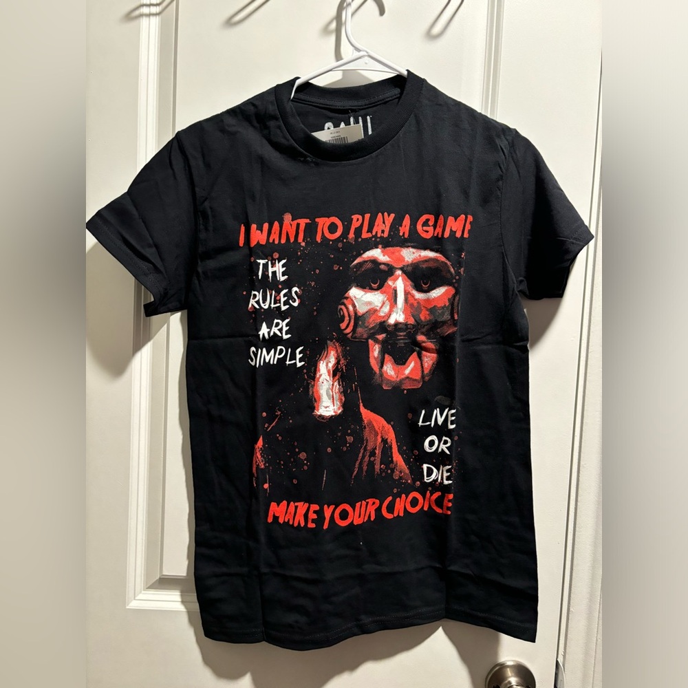SAW Black T-Shirt